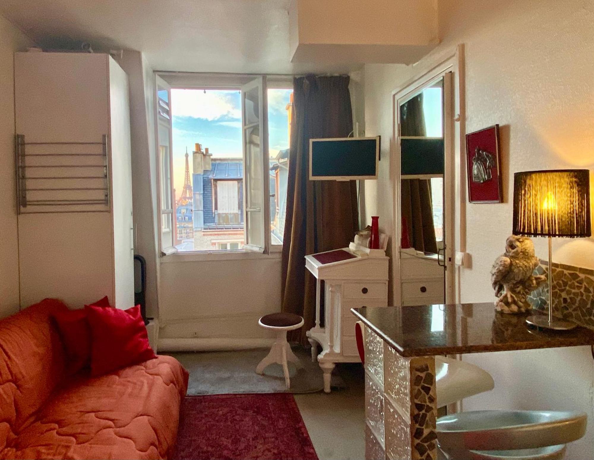 Studio Chic Paris Tour Eiffel Near Eiffel Tower 7Th Floor 外观 照片